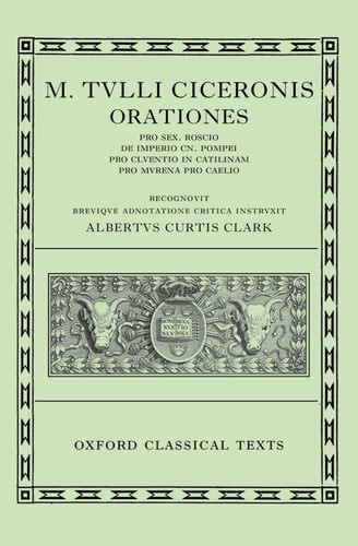 Orationes | | 9780198146056