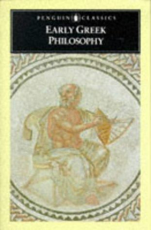 Early Greek Philosophy | | 9780140444612