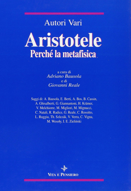 Aristotele perché la metafisica