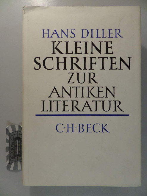 Kleine Schriften zur antiken Literatur