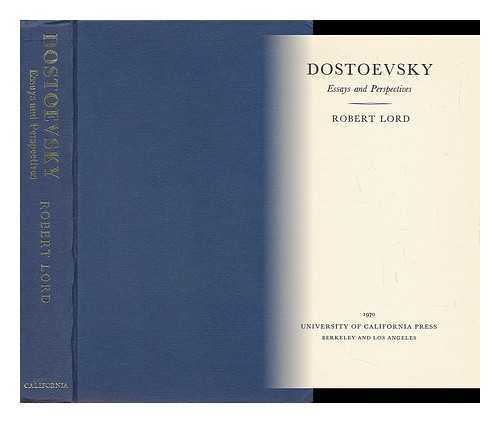 Dostoevsky; essays and perspectives