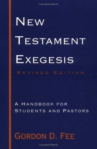 New Testament Exegesis