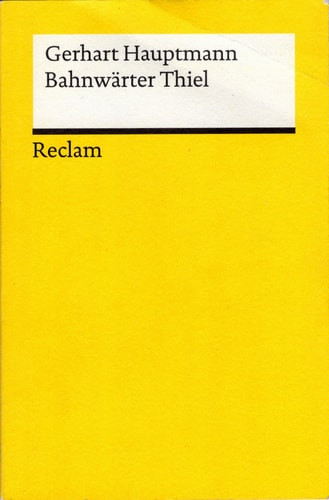 Bahnwärter Thiel novellistische Studie