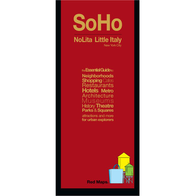 Red Map Soho-Nolita & Little Italy NYC - City Travel Guide - Labyrinth
