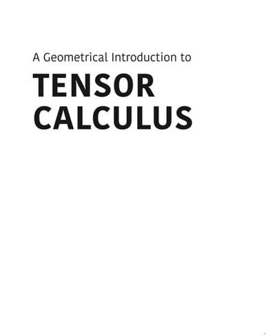 A Geometrical Introduction to Tensor Calculus | | 9780691267982