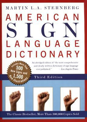 American⭐️SIGN LANGUAGE 辞書♡頂き物のためサイン入りです American Sign Language Dictionary-Flexi - Labyrinth Books