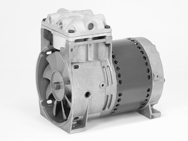 660E48XNTLSXX Thomas Oil-less WOB-L® Piston Compressor / Vacuum Pump - Voltage: 115V AC (60 Hz)