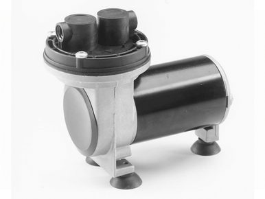 007CDC19 Thomas Oil-less Diaphragm Compressor / Vacuum Pump - Voltage: 12V DC