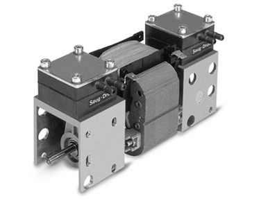 7010-0448 Thomas Oil-less Diaphragm Vacuum Pump - Voltage: 230V AC (50 Hz)