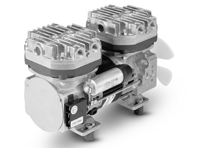 8011-0106 Thomas Oil-less Diaphragm Vacuum Pump - Voltage: 230V AC (50 Hz)