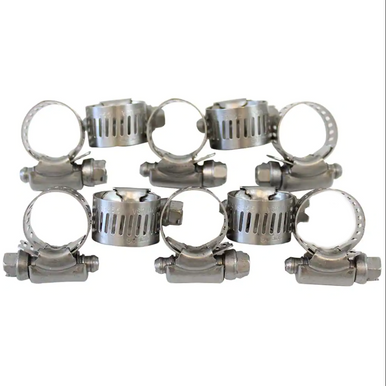 305340 Welch Hose Clamp for 7/16" ID Hose - 10 Pack
