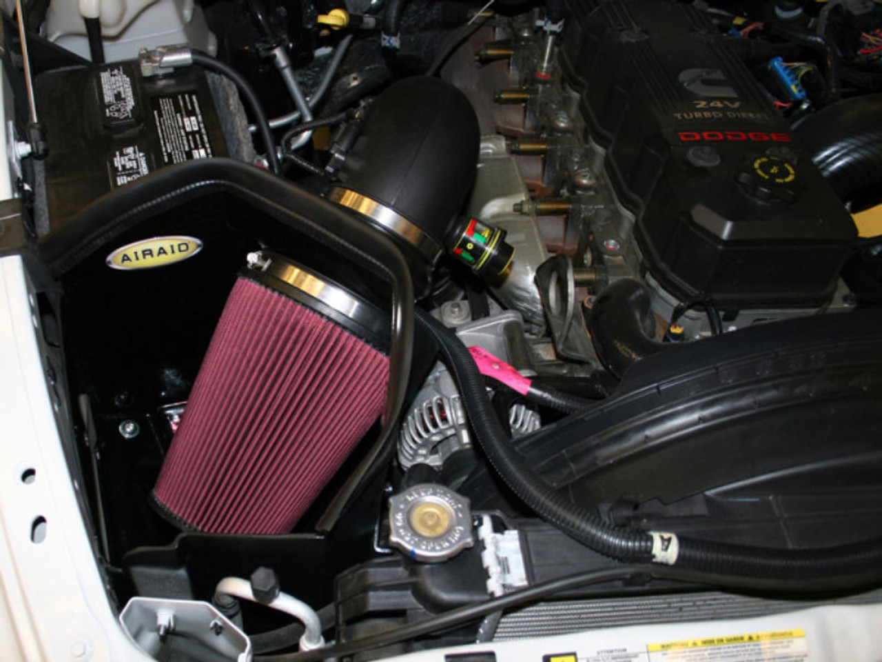 Airaid 300-259 - 03-07 Dodge Ram 5.9L Cummins MXP Intake System w/ Tube  (Oiled / Red Media)