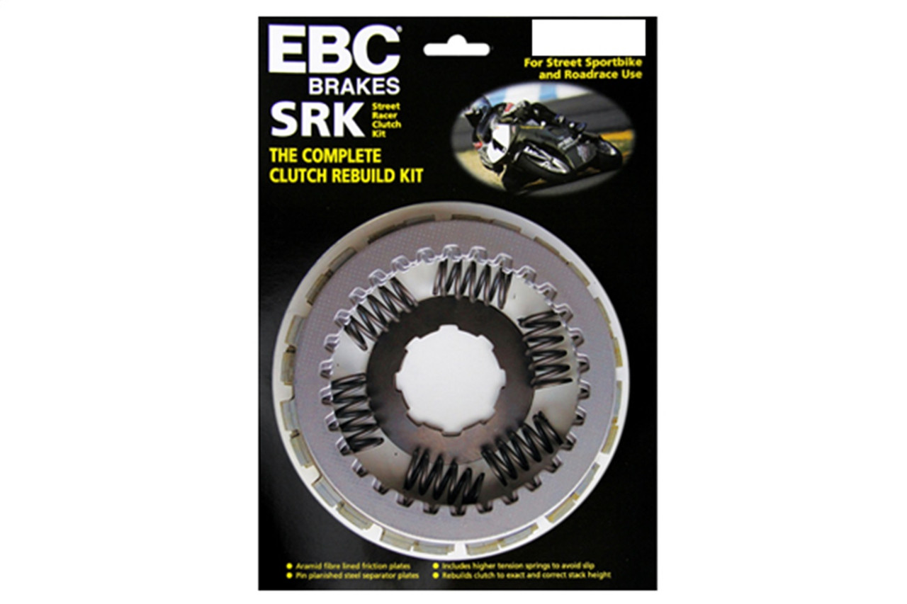 EBC SRK138 - 1986 Suzuki GSXR 750 RG (750cc) SRK Aramid Fiber Sportbike  Racing Clutch Kit