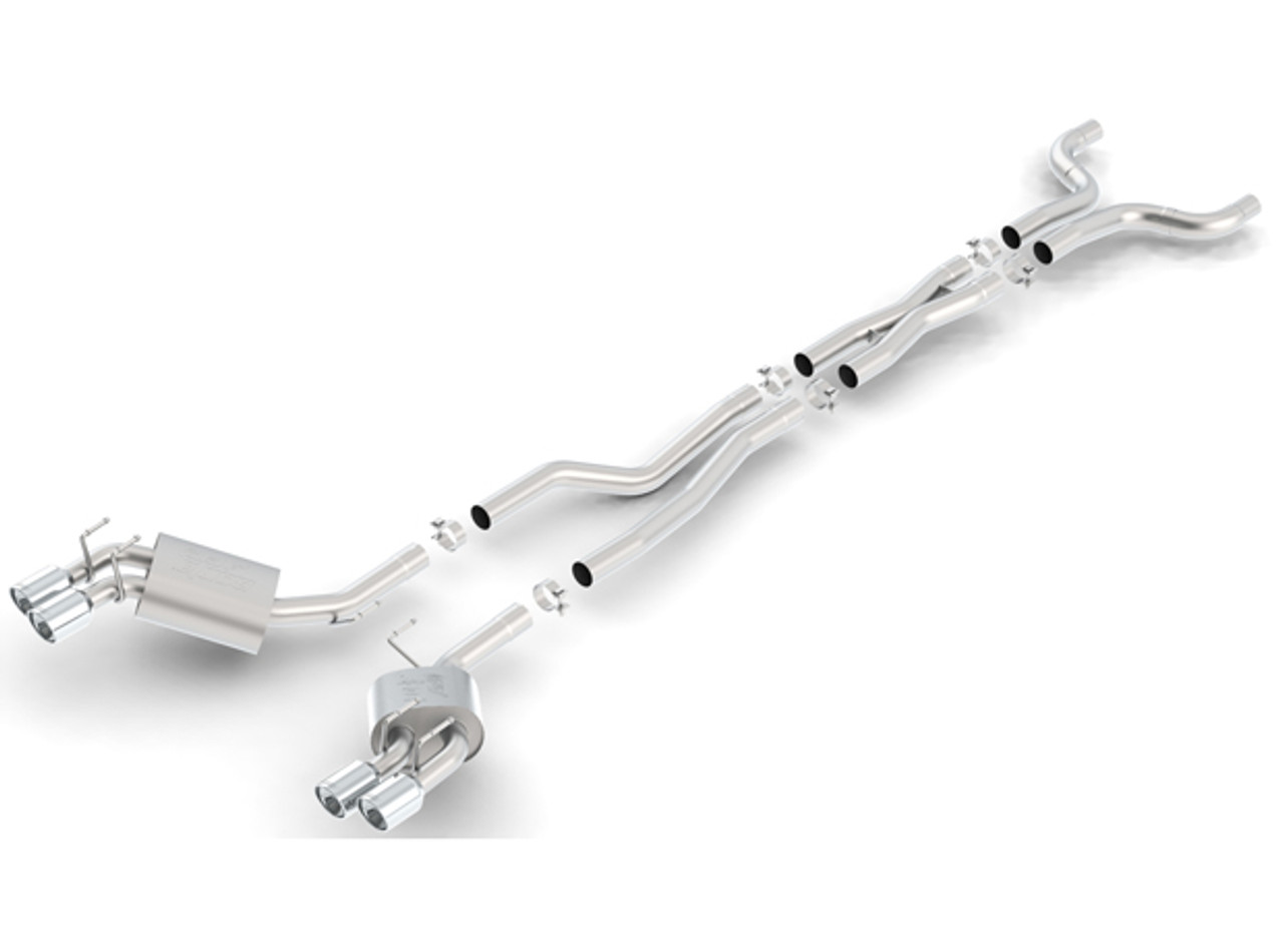 Borla 140495 Borla Atak Stainless Steel Catback Exhaust 2012