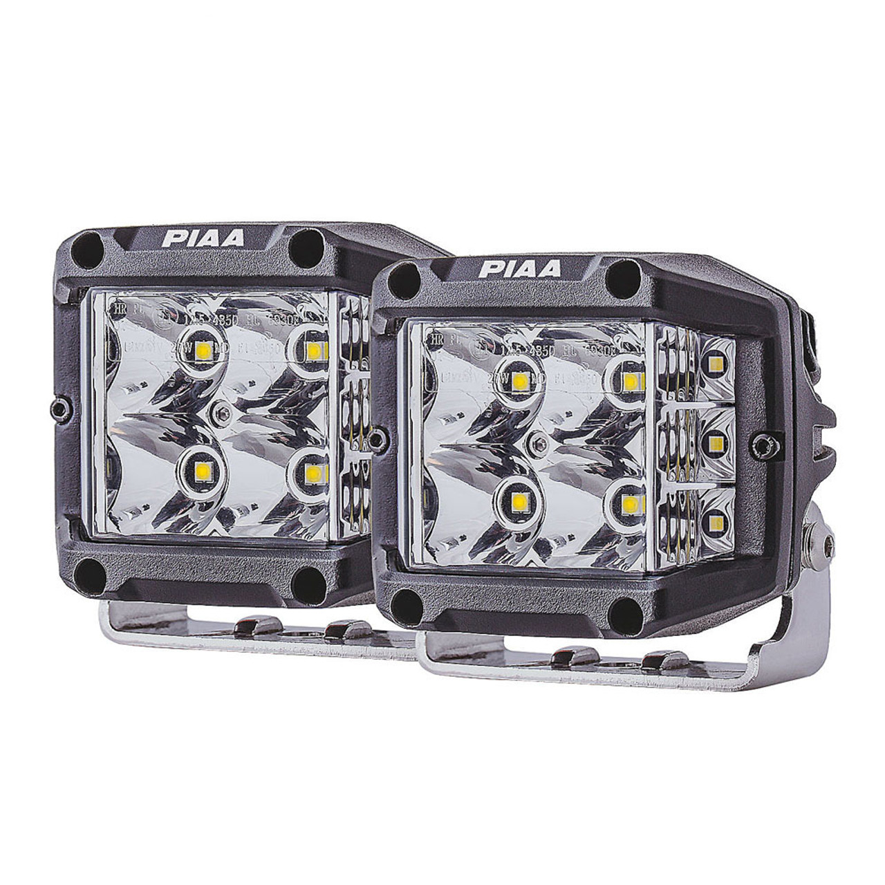 PIAA 25-06103 - Edge Series 4in LED Cube Kit Wide Angle Driving