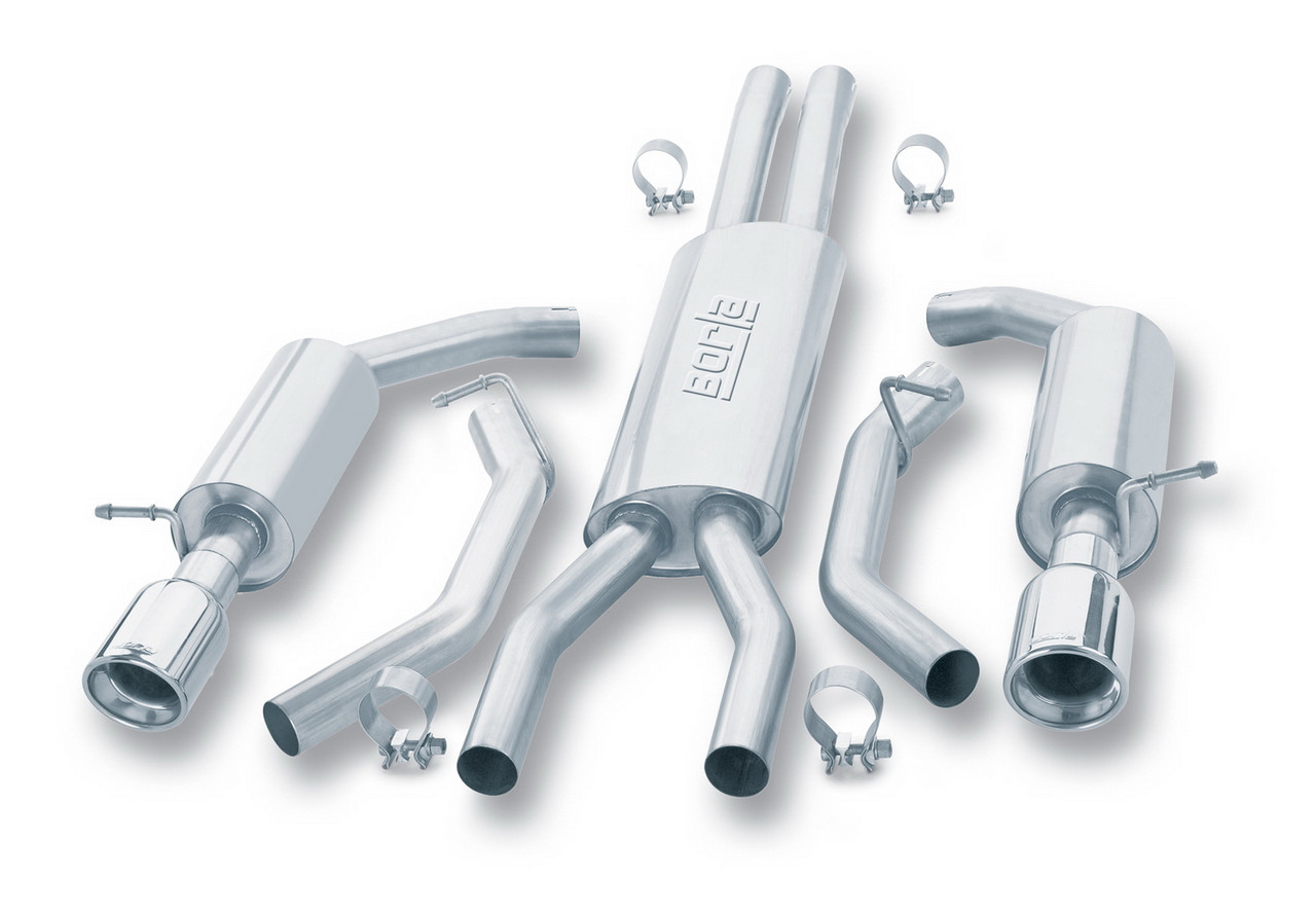 Borla 02 Ford Thunderbird SS Catback Exhaust - 140008 - CSPRacing