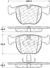 StopTech 319.06810 - Truck and SUV Pad