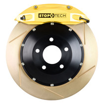 StopTech 83.062.4300.83 - Big Brake Kit; Yellow Caliper; Slotted Two-Piece Rotor; Rear