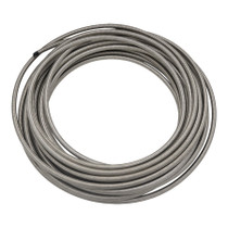 Deatschwerks 6-02-0862-50 - 8AN Stainless Steel Double Braided PTFE Hose - 50ft