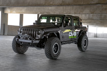 DV8 Offroad FBJL-06 - 07-23 Jeep Wrangler/Gladiator JT/JK/JL FS-25 Stubby Front Bumper w/Plated Bull Bar