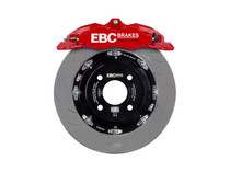 EBC BBK029RED-1 - Racing 12-20 Fiat 500 Abarth 1.4L Turbo Red Apollo-4 Calipers 330mm Rotors Front Big Brake Kit