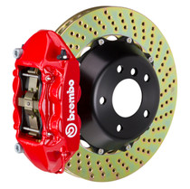 Brembo 1P1.8508A2 - 09-16 Z4 sDrive 28i/30i/35i Front GT BBK 4 Piston Cast 365x29 2pc Rotor Drilled-Red