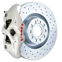 Brembo 1S4.8002A6 - 05-10 Jetta GLI Front GT BBK 4 Piston Cast 345x30 1pc Rotor Drilled-White