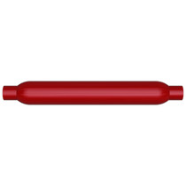 Magnaflow 13129 - Muffler Red Pack Series Glasspack 4in Rd 18in Body Length 3in/3in Inlet/Outlet