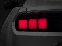 Raxiom 402182 - 15-23 Ford Mustang Profile LED Tail Lights Gloss Blk Housing- Red Lens