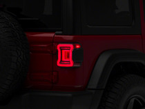 Raxiom J133625-JL - 18-23 Jeep Wrangler JL Horizon LED Tail Lights- BlkHousing- Red Lens