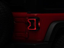 Raxiom J137647-JL - 18-23 Jeep Wrangler JL LED Tail Lights- Blk Housing (Smoked Lens)