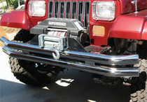 Rampage 8449 - 1976-1983 Jeep CJ5 Double Tube Bumper - Stainless