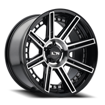 ION Wheels 149-2173B - Cast Aluminum Wheels 149 BM 20x10 Machined Black 5 On 127 Bolt Pattern -24 Offset