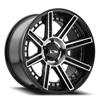 ION Wheels 149-2983B - Cast Aluminum Wheels 149 BM 20x9 Machined Black 6 On 139.7 Bolt Pattern -12 Offset