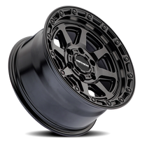 Mayhem 8306-7873MB - Offroad Wheels Ridgeline 8306 MB 17x8.5 Black -6 Off Set 5 Lug 4.51 BSM 78.1 Bore Cast Aluminum