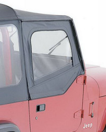 Rampage 89615 - 1987-1995 Jeep Wrangler(YJ) Door Skins - Black Denim