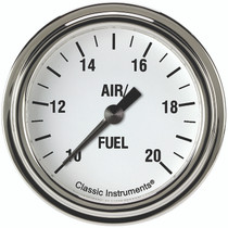 Classic Instruments WH394SLF - White Hot 2 5/8" Air Fuel Ratio Gauge