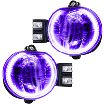 ORACLE Lighting 7036-007 - Lighting 06-08 Dodge Ram Pre-Assembled LED Halo Fog Lights -UV/Purple