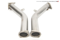 AMS ALP.28.05.0001-1 - Performance INFINITI Q60 / Q50 VR30 Red Alpha Lower Downpipes