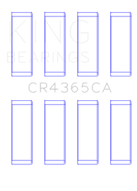 King Engine Bearings CR4365CA0.25 - CONNECTING ROD BEARING SET For FORD ZETEC S/ECOBOOST1.6