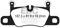 EBC DP32371C - 2016+ Porsche 911 (991/2 w/Cast Iron Rotors) 3.0TT Carrera Redstuff Rear Brake Pads
