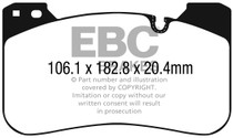 EBC DP32331C - 2018+ BMW M5 4.4TT (F90) Redstuff Front Brake Pads