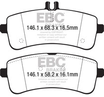 EBC DP52350NDX - 2015+ Mercedes-Benz C63 S AMG (W205) 4.0L Twin Turbo Bluestuff Rear Brake Pads