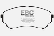 EBC UD1331 - 08-13 Cadillac CTS 3.6 (315mm Rear Rotors) Ultimax2 Front Brake Pads