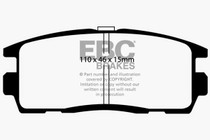 EBC DP61797 - 10+ Chevrolet Equinox 2.4 Greenstuff Rear Brake Pads