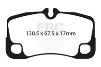 EBC DP41930R - 09-12 Porsche 911 (997) (Cast Iron Rotor only) 3.6 Carrera 2 Yellowstuff Rear Brake Pads