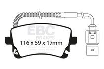 EBC UD1018 - 09-11 Audi A6 Quattro 3.0 Supercharged Ultimax2 Rear Brake Pads