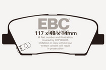 EBC UD1284 - 06-09 Hyundai Entourage 3.8 Ultimax2 Rear Brake Pads