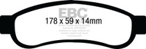 EBC UD1334 - 08-10 Ford F250 (inc Super Duty) 5.4 (2WD) Ultimax2 Rear Brake Pads