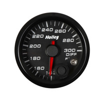 Holley 26-607 - Analog Style Differential Temperature Gauge